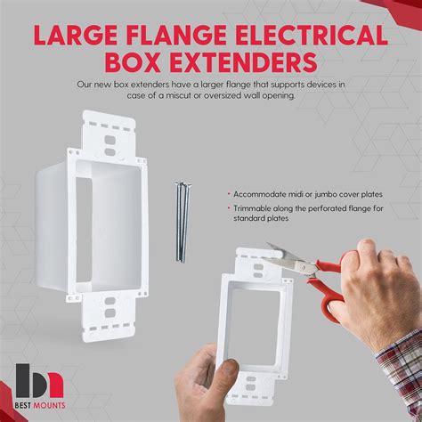 extender plates for electrical boxes|plug box extender kit.